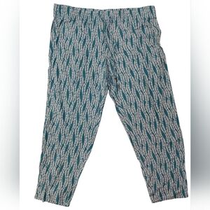 Gilligan & O'Malley Teal and White Sleepwear Pants